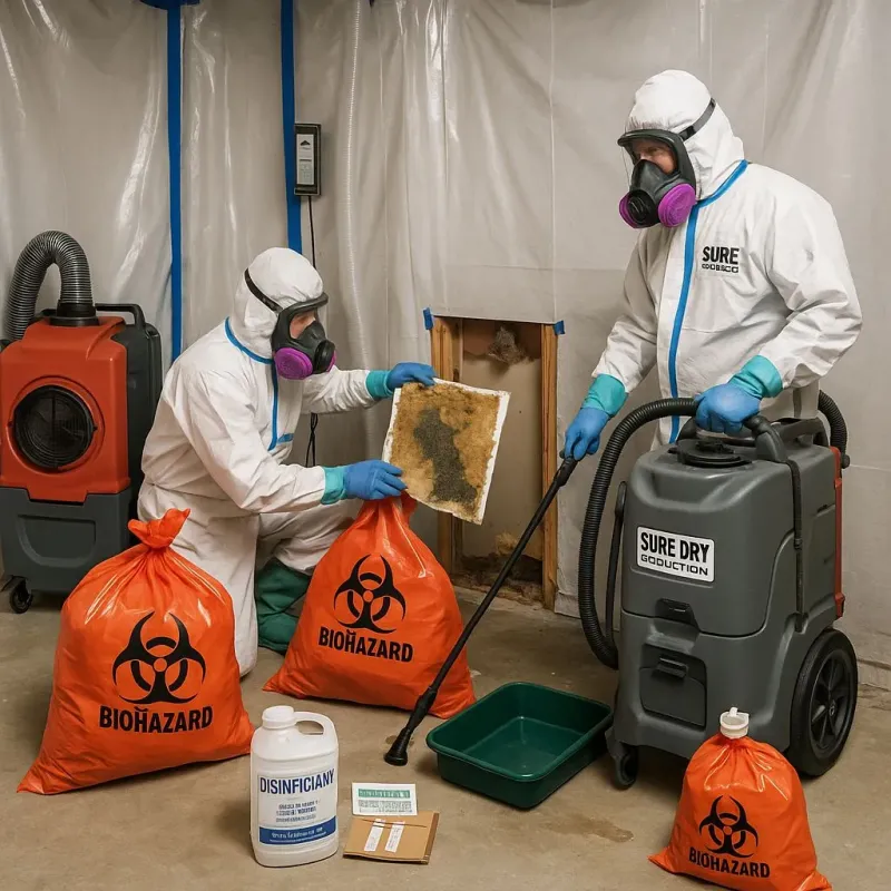 Contaminated Water Handling Protocols process in Sawyerwood, OH